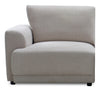 Voyage Modular Left-Facing Fabric Chair with Removable Back Cushions – Beige | Fauteuil modulaire de gauche Voyage en tissu avec coussins de dossier amovibles - beige