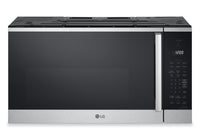 Four à micro-ondes à hotte intégrée intelligent LG de 1,8 pi3 avec EasyCleanMC - MVEM1825X