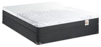 Ensemble matelas ferme à plateau-coussin dans une boîte Spa 8 de Springwall pour lit simple
