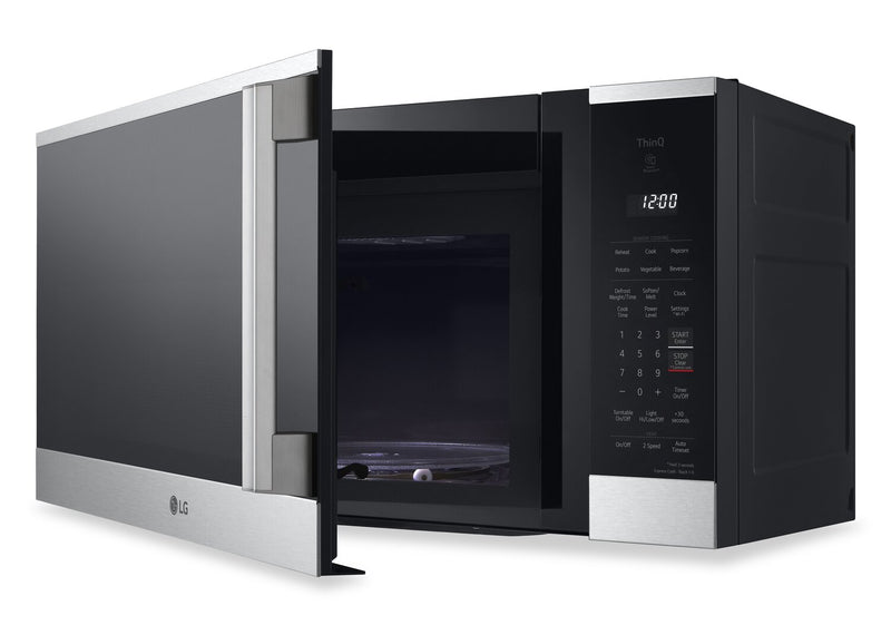 Four à micro-ondes à hotte intégrée intelligent LG de 1,8 pi3 avec EasyCleanMC - MVEM1825X