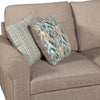 Scott Living Haven 4-Piece Right-Facing Chenille Fabric Sleeper Sectional with Storage Chaise - Taupe | Sofa-lit sectionnel de droite Haven de Scott Living 4 pièces en tissu de chenille avec fauteuil long de rangement - taupe