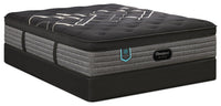  Ensemble matelas semi-ferme à Euro-plateau Presidential Suite de série Hotel de Beautyrest BlackMD pour grand lit