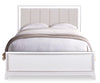 Halo 5pc Bedroom Set with Bed, Dresser & Mirror, LED, Glam, White - Queen Size | Ensemble de chambre à coucher Halo 5 pièces somptueux avec lit, commode, miroir et éclairage à DEL, blanc - format grand lit