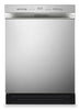 Midea 24" Front-Control Dishwasher with Interior Light - MDF24P2BST | Lave-vaisselle Midea de 24 po avec commandes à l’avant et éclairage intérieur - MDF24P2BST