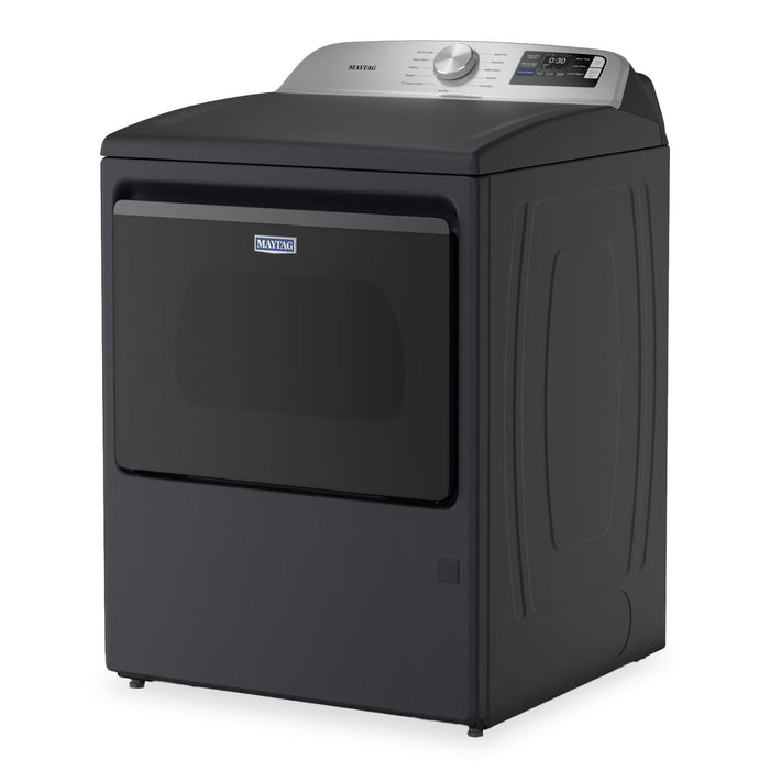 Laveuse intelligente à chargement par le haut de 6,0 pi³ et sécheuse électrique de 7,4 pi³ de Maytag - acier minuit
