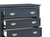 Quinn Bedroom Chest of Drawers, 5-Drawer, 36.5"W x 48.5"H - Blue | Commode verticale de chambre à coucher Quinn de 36,5 po (L) x 48,5 po (H) à 5 tiroirs - bleue