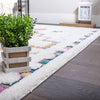 Ellis Multi-Colour Geometric Shag Area Rug - 7'11" x 10'10" | Carpette à poil long Ellis multicolore à motif géométrique - 7 pi 11 po x 10 pi 10 po