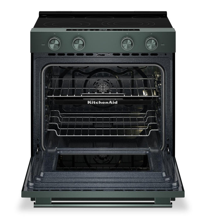 Cuisinière électrique KitchenAid de 5,3 pi³ et de 30 po - genièvre - YKSES530SJP