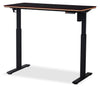 Finch 47" Gaming Office Desk with Electric Height Adjustment and RGB Lighting – Black | Bureau de jeu Finch de 47 po avec réglage électrique de la hauteur et éclairage à DEL RVB - noir