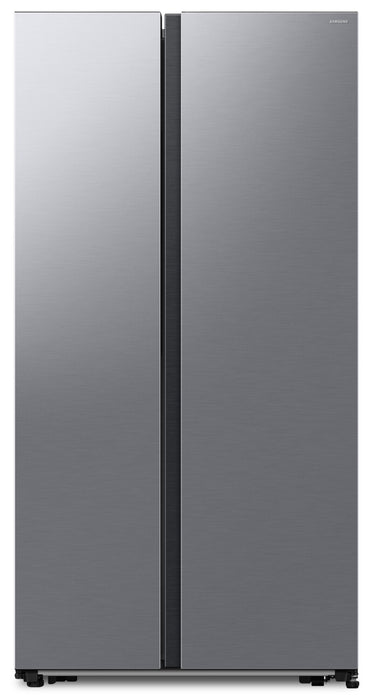 Réfrigérateur Samsung de 20,5 pi3 et 36 po de profondeur comptoir à compartiments juxtaposés avec technologie SpaceMax - RS20DG4000M9AA