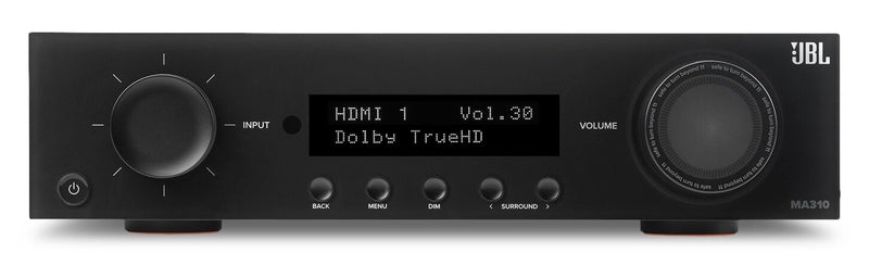 Récepteur AV à 5.2 canaux JBL MA310 4K – noir (JBLMA310BLKAM)