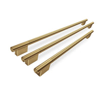  Trousse de poignées KitchenAid 3 pièces pour réfrigérateur encastré de 36 po à portes françaises - laiton - W11777179