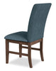 Rain Dining Chair with Cushion Fabric Seat & Back – Blue | Chaise de salle à manger Rain avec siège et dossier rembourrés en tissu - bleue
