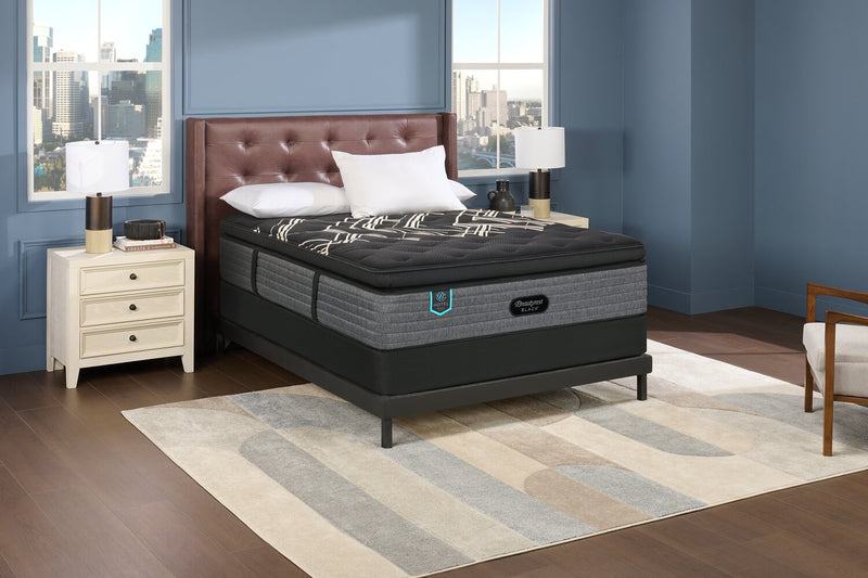 Matelas à Euro-plateau épais moelleux Royal Suite de série Hotel de Beautyrest BlackMD pour lit double