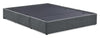 Amos Upholstered Storage Bed in Charcoal Fabric with Tufted Headboard & 3 Built-in Drawers - King Size | Lit de rangement Amos rembourré en tissu anthracite avec tête de lit capitonnée et 3 tiroirs intégrés - format très grand lit