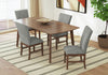 Rain Dining Chair with Cushion Fabric Seat & Back – Grey | Chaise de salle à manger Rain avec siège et dossier rembourrés en tissu - grise