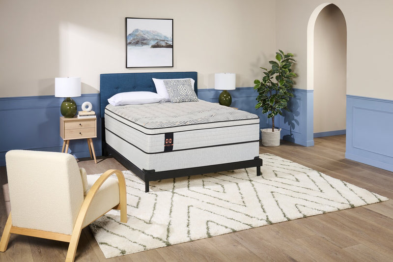 Matelas moelleux à Euro-plateau Alora PosturepedicMD Plus de Sealy pour lit double