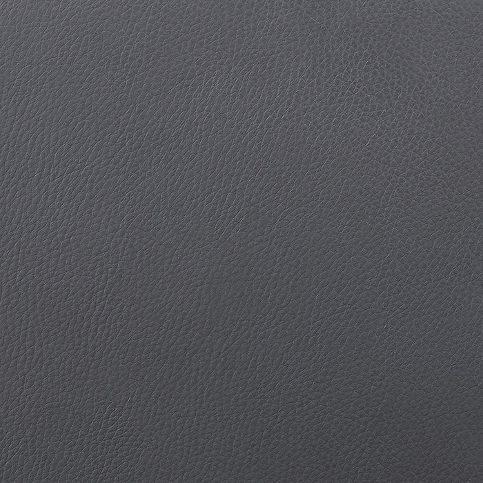 Tabouret 24.5-32.5 po bar Odin en tissu de cuir végétalien et en métal avec siège pivotant et réglable - gris