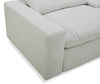 Sky Modular 6-Piece Fabric Power Reclining Sectional with Console and Feather Down Cushions - Nathan Wheat | Sofa sectionnel à inclinaison électrique modulaire Sky 6 pièces en tissu avec console et coussins en duvet et plumes - blé Nathan