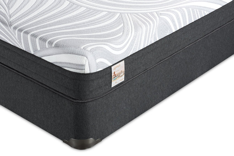 Ensemble matelas ferme à plateau-coussin dans une boîte Spa 8 de Springwall pour lit double