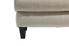 Made in Canada Nofia 58" Chenille Fabric Loveseat with Two Accent Pillows and Wood Legs - Linen Beige | Causeuse Nofia de 58 po fabriquée au Canada en tissu de chenille avec 2 coussins décoratifs et pattes en bois - beige lin