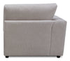 Voyage Modular Left-Facing Fabric Chair with Removable Back Cushions – Beige | Fauteuil modulaire de gauche Voyage en tissu avec coussins de dossier amovibles - beige