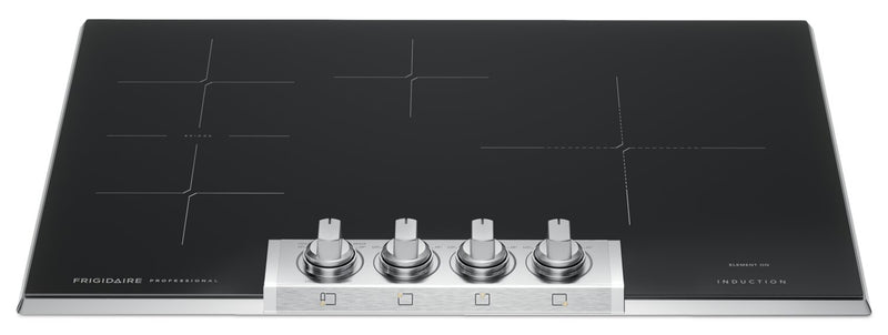 Surface de cuisson à induction Frigidaire Professional de 30 po à 4 brûleurs - acier inoxydable - PCCI3080AF