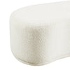 Maren 47.25" Fabric Curved Bench - Cream | Banc arrondi Maren de 47,25 po en tissu - crème
