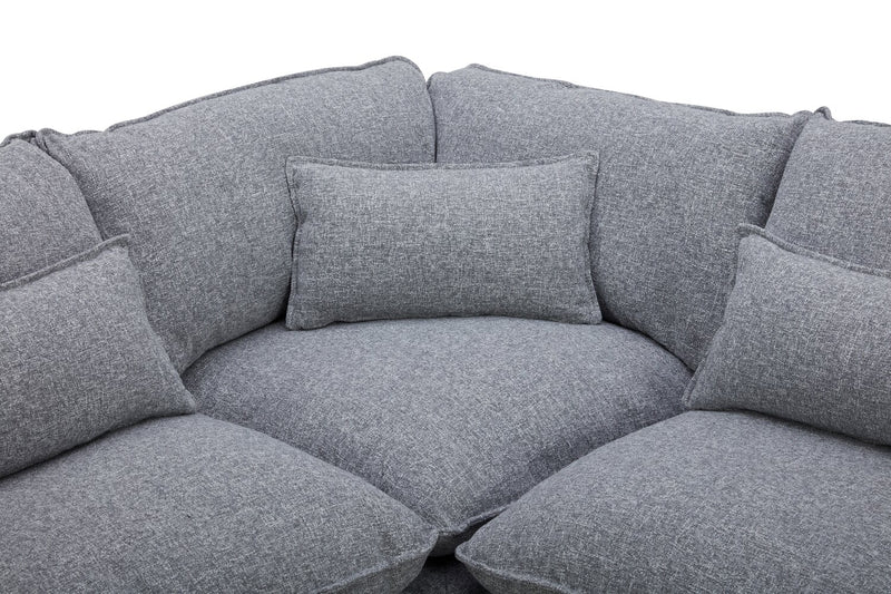 Sofa sectionnel Monaco 4 pièces - gris