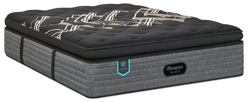 Matelas à Euro-plateau épais moelleux Royal Suite de série Hotel de Beautyrest BlackMD pour très grand lit