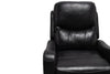 Ellis 32" Faux Leather Glider Reclining Chair – Black | Fauteuil coulissant et inclinable Ellis 32 po de en similicuir - noir