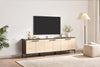 Sonora 3-piece TV Stand with Storage for TVs up to 86"- Dark Oak | Meuble pour téléviseur Sonora 3 pièces avec rangement pour téléviseurs jusqu’à 86 po - chêne foncé