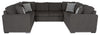 Made in Canada Legend 3-Piece Chenille Fabric Sleeper Sectional - Pewter Brown | Sofa-lit sectionnel Legend 3 pièces fabriqué au Canada en tissu de chenille - brun étain