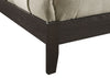 Sable Panel Bed with Headboard & Frame, Dark Grey - Queen Size | Lit à panneaux Sable gris foncé avec tête de lit et cadre de lit - format grand lit