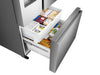 Hisense 36" 30 Cu. Ft. French Door Refrigerator – Fingerprint Resistant Stainless Steel HRF300P7DSE | Réfrigérateur Hisense de 30 pi3 et de 36 po à portes françaises - acier inoxydable résistant aux traces de doigts - HRF300P7DSE