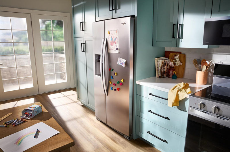 Réfrigérateur Whirlpool de 21 pi³ et de 36 po à compartiments juxtaposés - noir - WRSC5536RB