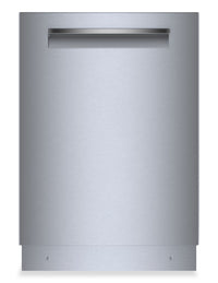 Lave-vaisselle encastré Bosch de série 500 de 24 po de 44 dBA - acier brossé résistant aux traces de doigts - SHP65CC5UC