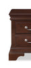 Marco Bedside 2-Drawer Nightstand, 21"W x 24"H - Cherry Brown | Table de nuit Marco de 21 po (l) x 24 po (H) à 2 tiroirs - brun cerisier