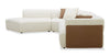 Tribeca 4-Piece Left-Facing Sectional - Pearl | Sofa sectionnel de gauche Tribeca 4 pièces - perle
