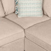 Scott Living Haven 3-Piece Left-Facing Chenille Fabric Cuddler Sleeper Sectional - Taupe | Sofa-lit sectionnel enveloppant de gauche Haven de Scott Living 3 pièces en tissu de chenille - taupe