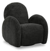 Shay 33" Chenille Fabric Swivel Glider Reclining Accent Chair - Ebony | Fauteuil d’appoint coulissant, pivotant et inclinable Shay en chenille - ebony