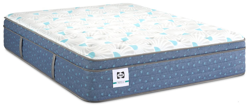 Matelas à Euro-plateau Mykonos Resort Luxury Posturepedic Crown Jewel de Sealy pour très grand lit