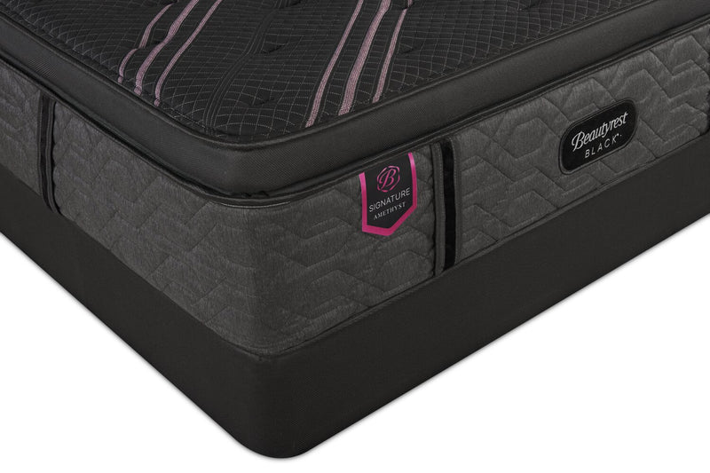 Ensemble matelas à Euro-plateau Amethyst Signature de Beautyrest BlackMD pour lit double