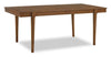 Ember Dining Table, 74-92"W - Brown | Table de salle à manger Ember de 74 po à 92 po (L) - brune