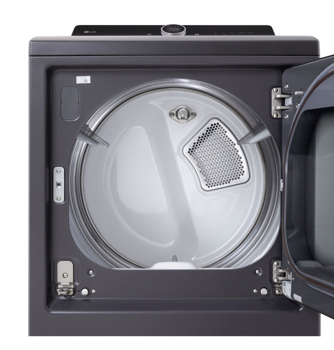 Sécheuse électrique LG de 7,3 pi³ avec vapeur - noir mat - DLEX8600BE