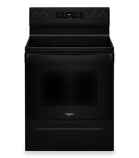 Cuisinière électrique Whirlpool de 5,3 pi3 et de 30 po avec 5 éléments - noire - YWFES3330RB