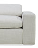 Sky Modular 6-Piece Fabric Power Reclining Sectional with Console and Feather Down Cushions - Nathan Wheat | Sofa sectionnel à inclinaison électrique modulaire Sky 6 pièces en tissu avec console et coussins en duvet et plumes - blé Nathan