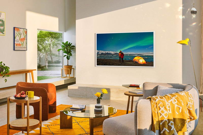 Téléviseur intelligent QLED The Frame SAMSUNG LS03F UHD 4K de 55 po avec Vision AI (QN55LS03FAFXZC) - modèle 2025