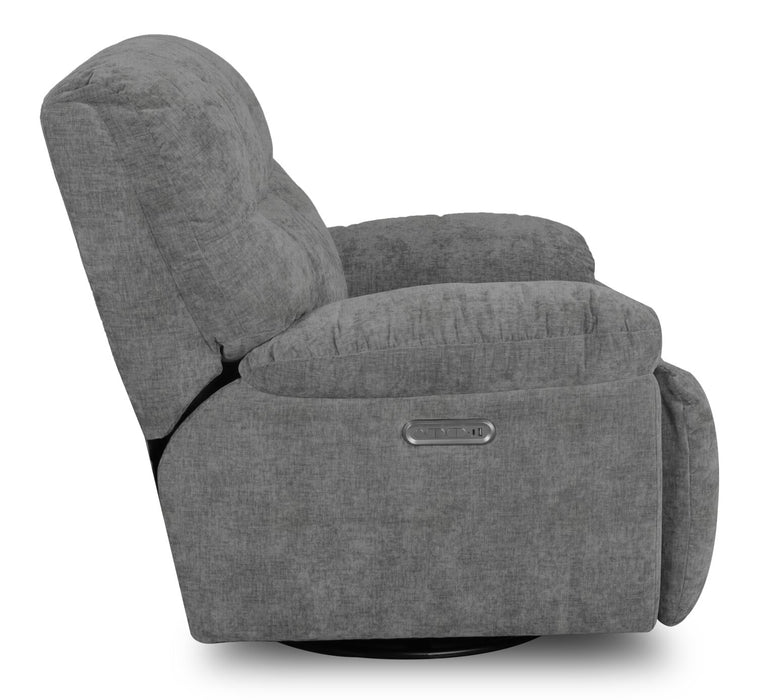 Fauteuil à inclinaison électrique Sway de 38,6 po avec bercement automatique - gris