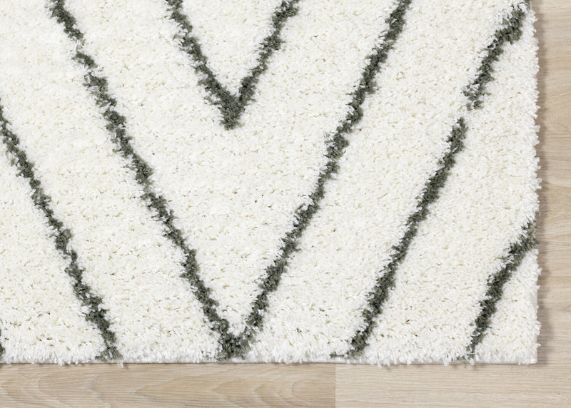 Carpette à poil long Pascal multicolore - 7 pi 10 po x 10 pi 6 po
